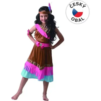 Karnevalový kostým Karnevalový kostým Indiánka pro dívky 130 - 140 cm