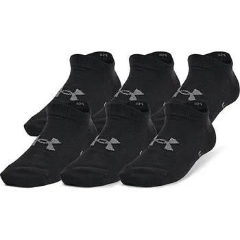 UA Yth Essential No Show 6pk-BLK - 3489748