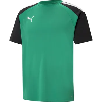 Pánské funkční triko PUMA TEAMPACER JERSEY 704919_05 PEPPER GREEN/ BLACK/ WHITE M