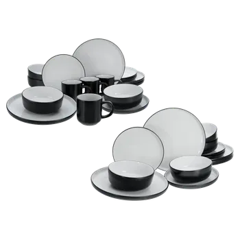 Sada nádobí Creatable Jídelní servis Nordic Cool Black