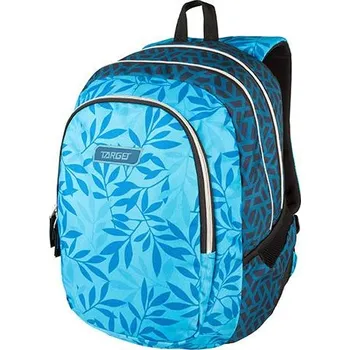 Školní batoh Studentský batoh Target 3 Zip Duel Ocean Leaves 26295