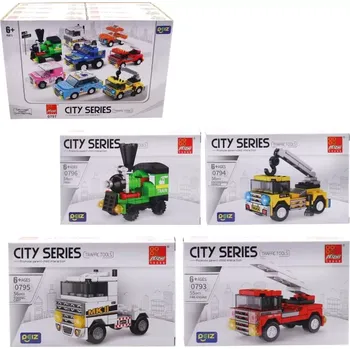 ostatní stavebnice Kostky dopravní prostředky pro děti