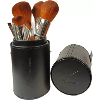 Paletka dekorativní kosmetiky Kylie´s Mineral Goddess Sada štětců: Mini-Pro & Traveller Bílá