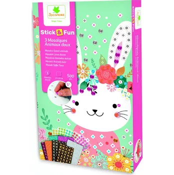 Mozaiková sada Stick & Fun - Malá mozaika Roztomilá zvířata