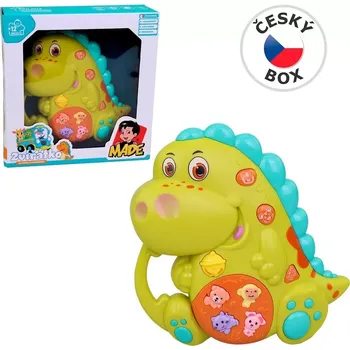 Hračka pro nejmenší Made Piánko dinosaurus se světlem hudbou a zvukem