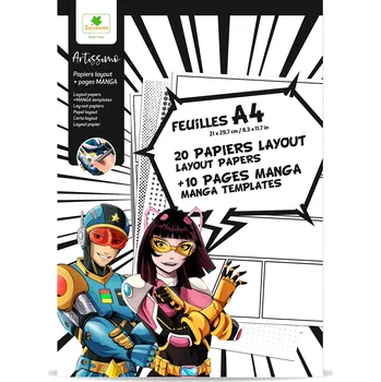 Sycomore Manga layout papíry A4 + textury