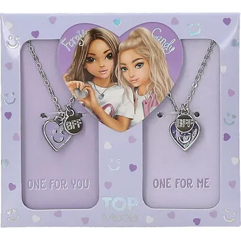 Řetízek Sada dvou náhrdelníků Top Model Best Friend Forever, Fergie & Candy