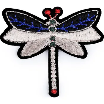 Nažehlovačka vážka modrá 1 ks