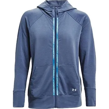 Dámská mikina Rival Terry Taped FZ Hoodie-BLU - 3390085