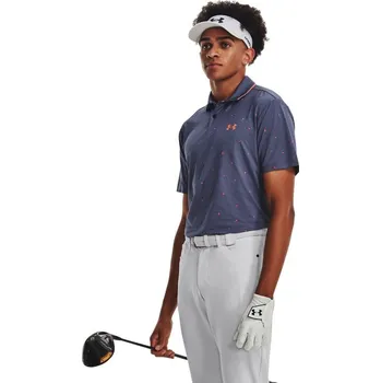 Pánské tričko Pánské polo tričko Under Armour Iso-Chill GeoScatter Polo Under Armour modrá 3040988