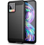 Forcell Carbon Case pro Realme 8 černé
