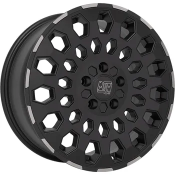 Alu kolo Alu kola MSW 99 MATT BLACK LIP POLISHED 7x17" 6x130 ET55 84,1
