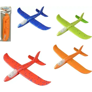 autíčko MaDe Letadlo házecí se světlem 34cm