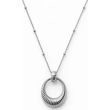 Náhrdelník ORO Silver Výrazný stříbrný náhrdelník s kruhovým přívěskem