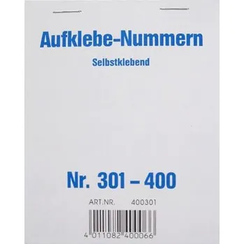 Tiskopis Samolepící čísla Wolf & Appenzeller