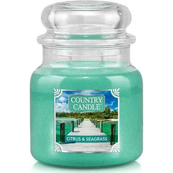 Svíčka Svíčka Country Candle střední, Citrus & Seagrass