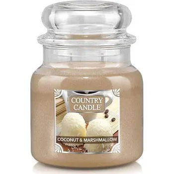 Svíčka Svíčka Country Candle střední, Coconut & Marshmallow