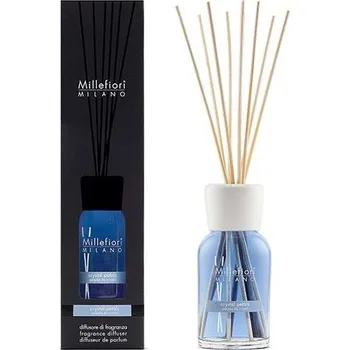 Tyčinkový aroma difuzér Difuzér Millefiori Milano Natural, Crystal Petals, 250 ml