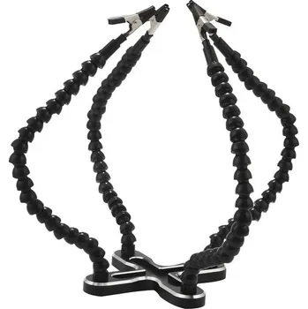 Sada nářadí Pájecí stanice Mnueeop se 4 ks flexibilních ramen, držák páječky, třetí pomocný nástroj, svářečský