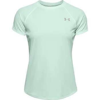 Dámské tričko UA Speed Stride Short Sleeve-BLU - 3391066
