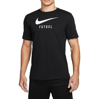 Pánské tričko Pánské tričko Nike Swoosh Soccer - Pánské bavlněné triko s krátkým rukávem, nápisem Futbol a logem od značky Nike, v různém barevném provedení. - 3477784
