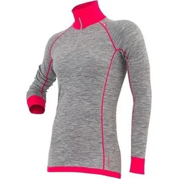 Dámský svetr Dámský rolák Tufte Bambull Grey Melange - Bambull Grey Melange - 2524117