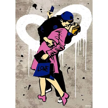 Puzzle Educa Puzzle líbající se pár 1000 dílků