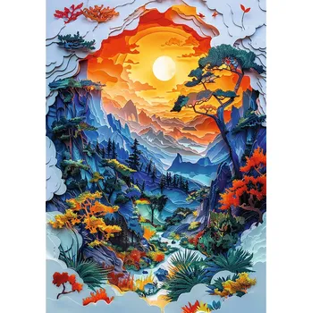 Puzzle Trefl Údolí 1000 dílků