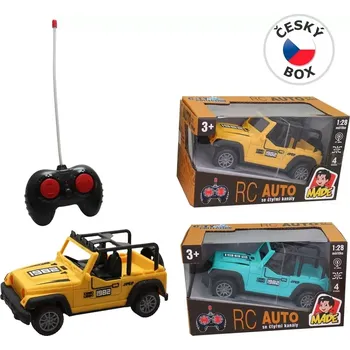 RC model auta Auto Jeep na dálkové ovládání - Černý