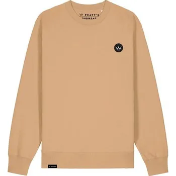 Pánská mikina PEATYS Mikina PEATY'S PUBWEAR CREW MIKINA EMBROIDERED CROWN LATTE - 2XL