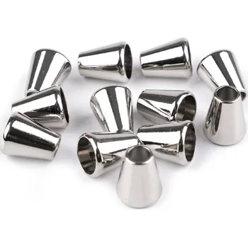 Kovová koncovka na šňůru Ø5,5 mm / ozdoba nikl 20 ks