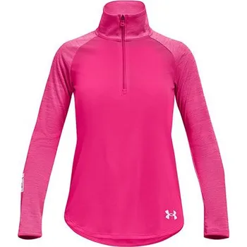 Dívčí mikina Tech Graphic Half Zip-PNK