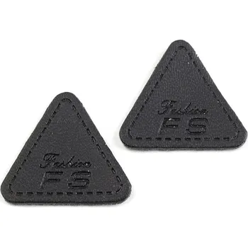 Ozdoba / nášivka / ochrana švů na oděvy 25 mm černá 50 ks