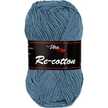 Příze Příze Re-cotton 81352 petrolejová