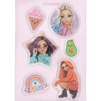samolepka Silikonové samolepky Top Model Love Miu, Jill & Fergie
