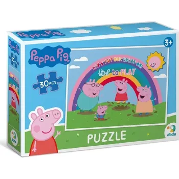 Puzzle Puzzle prasátko Pepa 30 dílků 200303