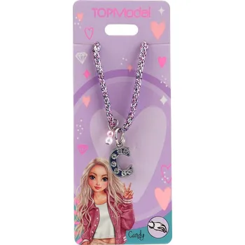 Šperk Šňůrkový náramek Top Model, písmenko "C" Candy