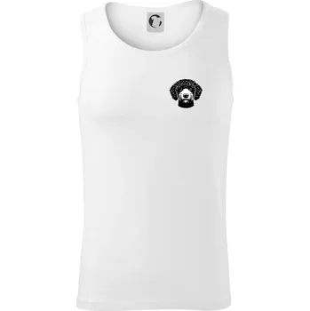 Lagotto romagnolo hlava na prsu - Tílko pánské Core - 2XL ( Bílá )