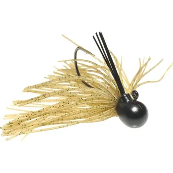 Rybářský háček Jigová Hlavička Keitech Tungsten Guard Spin 1,8gr Sahara Olive Flake