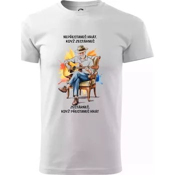 Nepřestaneš hrát, když zestárneš - Triko extra velké (5-8XL) - 6XL ( Bílá )