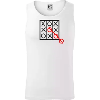 Piškvorky - Tílko pánské Core - 2XL ( Bílá )