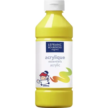 Výtvárné potřeby Lefranc & Bourgeois Umělecká barva akrylová pro děti, žlutá, 500 ml&nbsp;188526