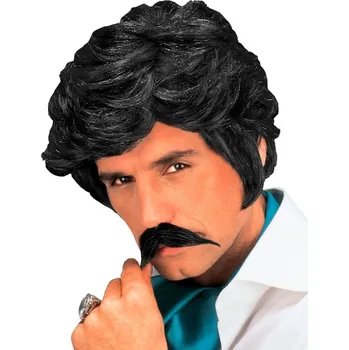 Karnevalový kostým Widmann Paruka s knírem černá