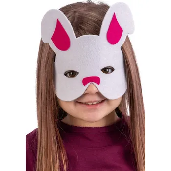 Karnevalový kostým Carnival Toys Maska zajíček pro děti