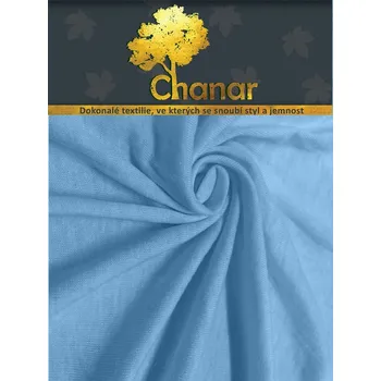 Prostěradlo Top textil Chanar s.r.o Prostěradlo Jersey Lux 180x200 cm modrá