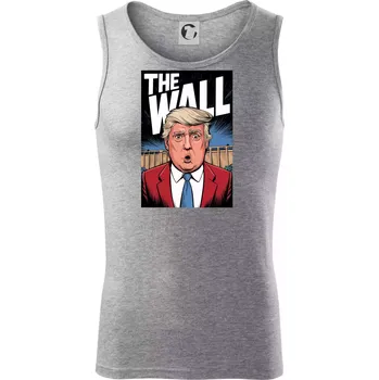The wall Trump - Tílko pánské Core - 2XL ( Tmavě šedý melír )