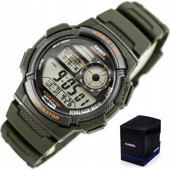 Hodinky Casio dětské hodinky pro chlapce + BOX digitální budík datum