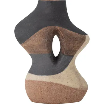 Váza Bloomingville, Dekorační váza Vica 27 cm hnědá - Formadore