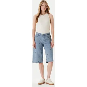 Oblečení a móda ONLY Džínové šortky Cobain 15349519 Modrá Loose Fit L