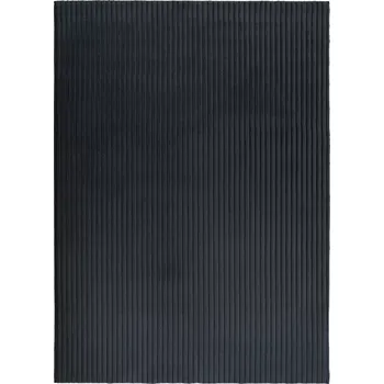 Koberec Kusový koberec s vysokým vlasem Plush, 230 × 160 cm, grafit, 100% polyester PLU500GRA160230